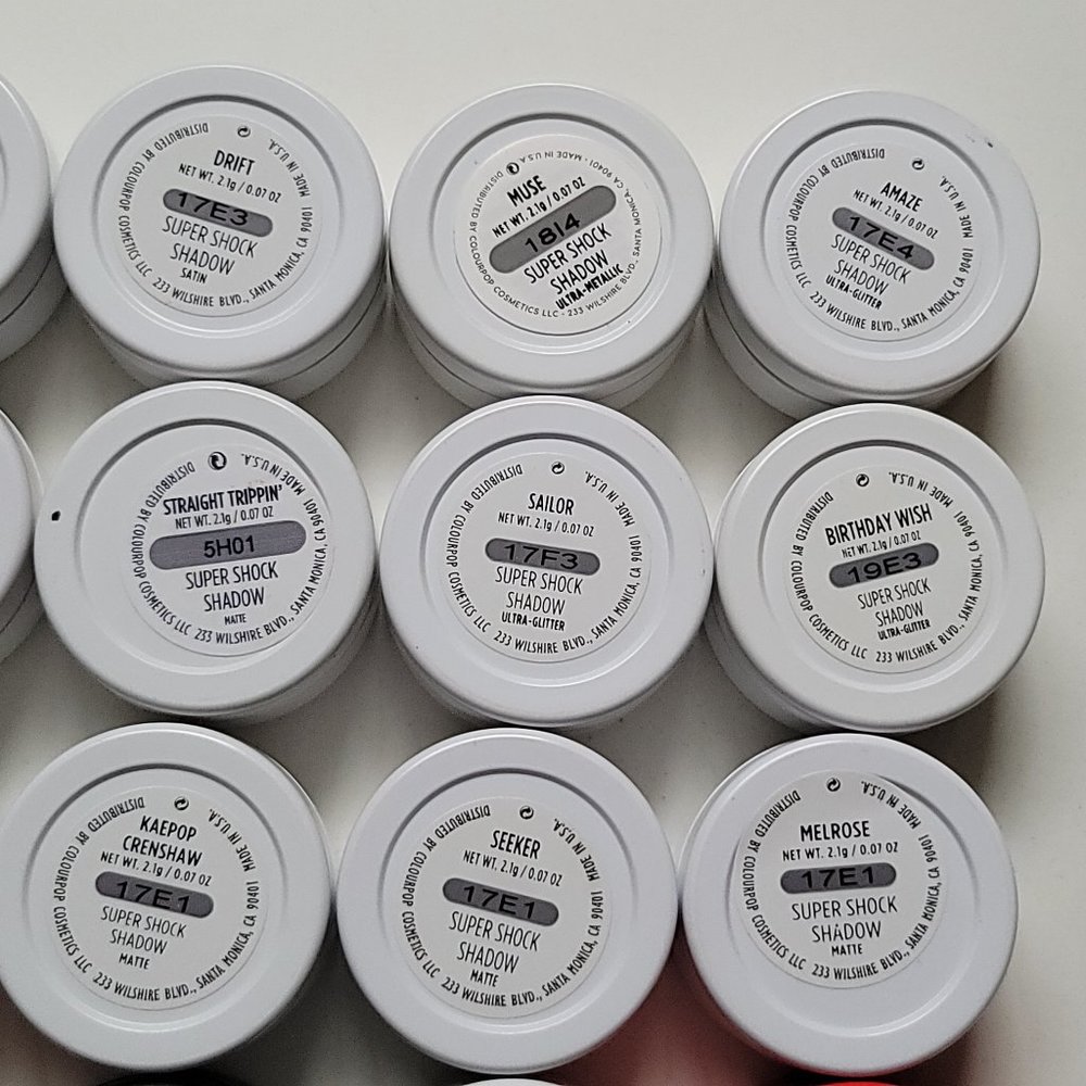 25 x ColourPop Super Shock Shadow - Picture 8 of 9
